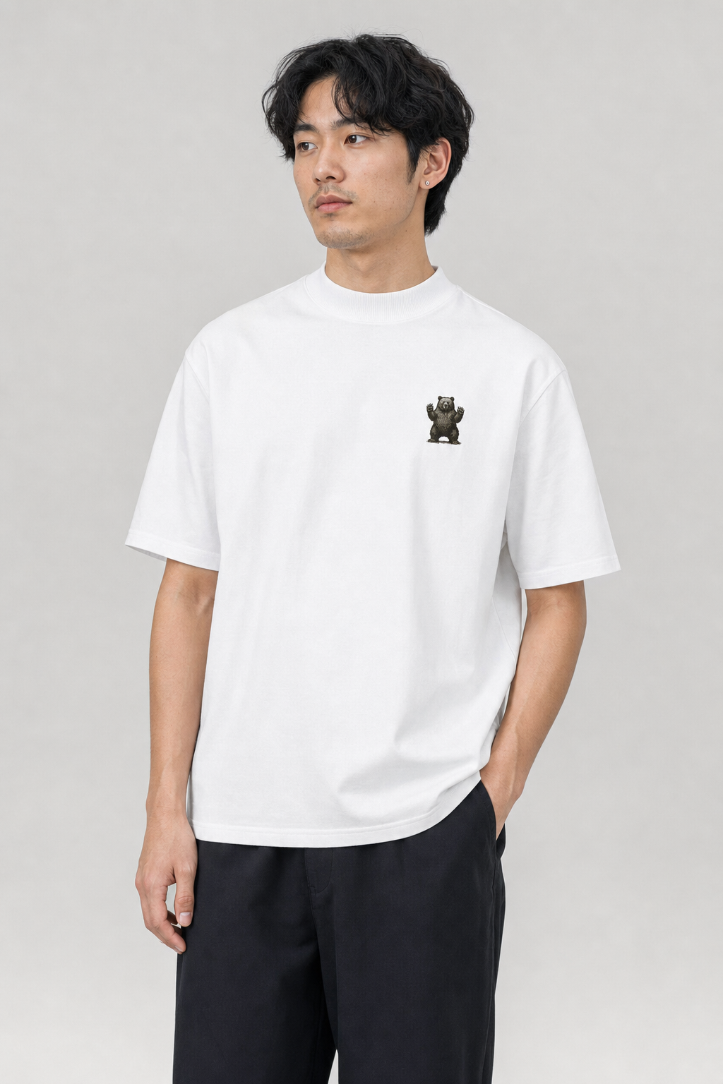 Bear T-Shirt — studio model front
