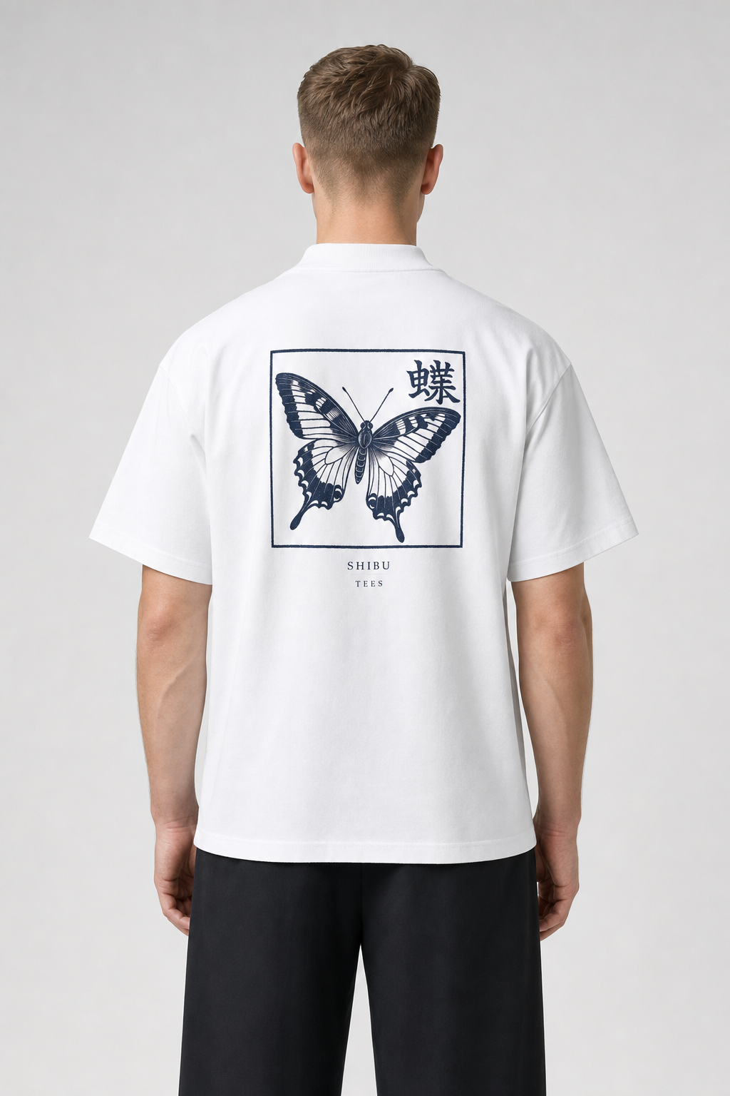 Butterfly T-Shirt — studio model back