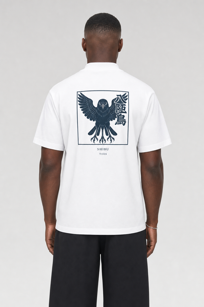 Crow T-Shirt — studio model back