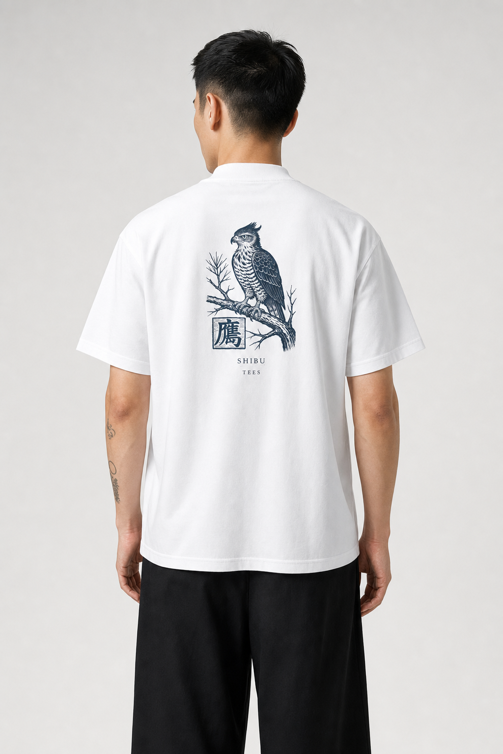 Eagle T-Shirt — studio model back