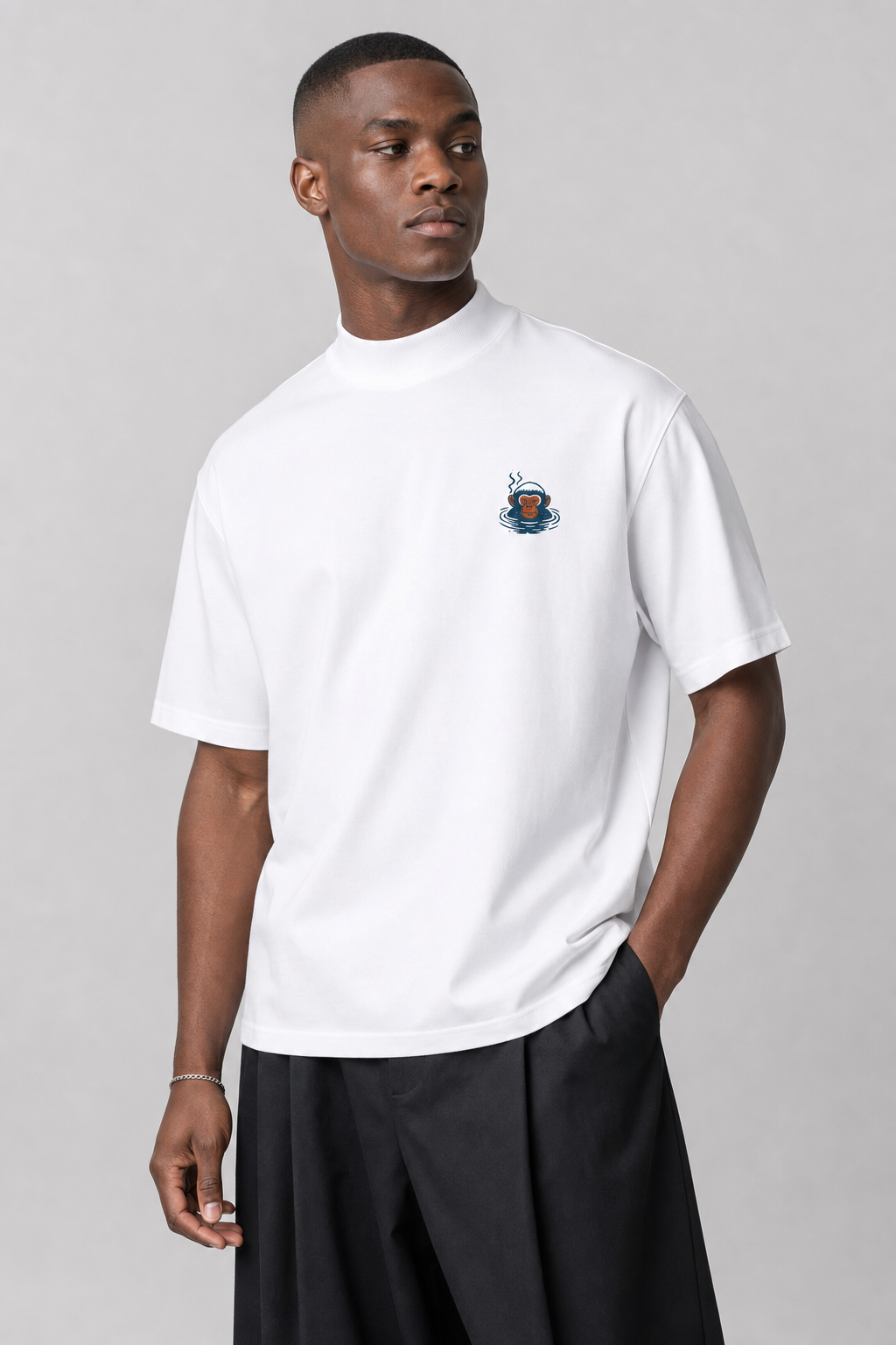 Monkey T-Shirt — studio model front