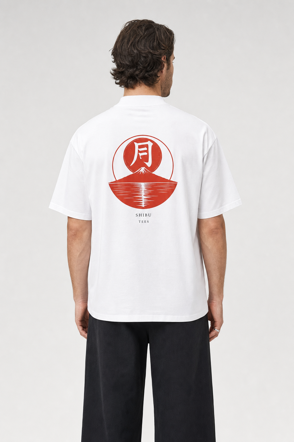 Moon T-Shirt — studio model back