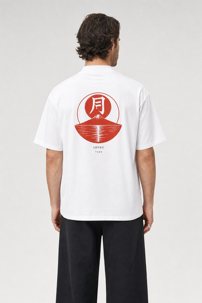 Moon T-Shirt — studio model back
