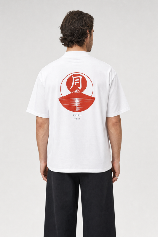 Moon T-Shirt — studio model back