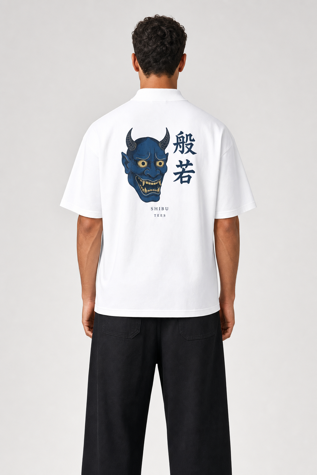 Skull T-Shirt — studio model back
