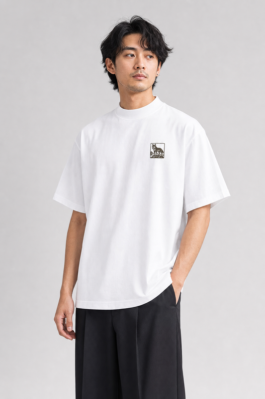 Wolf T-Shirt — studio model front